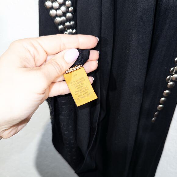 Wilster Black Sequin & Studded Tank Top Size XS - Picture 7 of 7